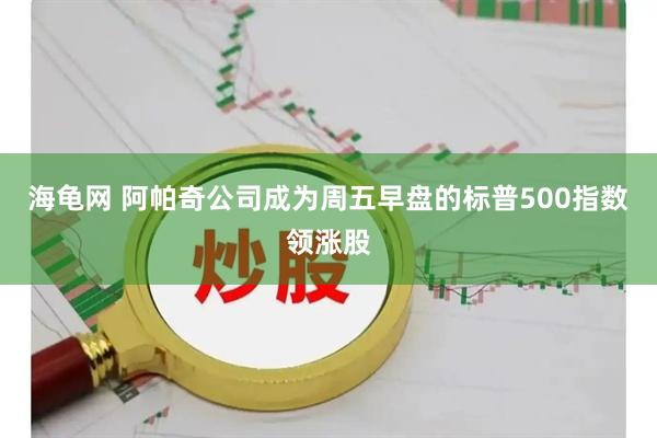 海龟网 阿帕奇公司成为周五早盘的标普500指数领涨股