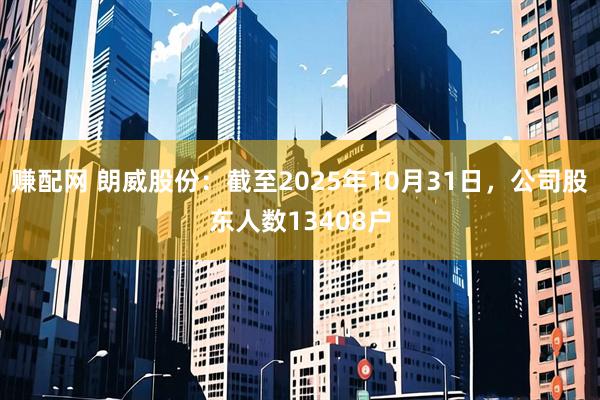 赚配网 朗威股份：截至2025年10月31日，公司股东人数13408户