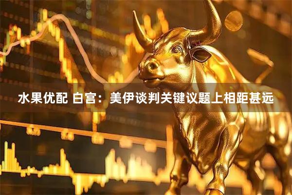 水果优配 白宫：美伊谈判关键议题上相距甚远